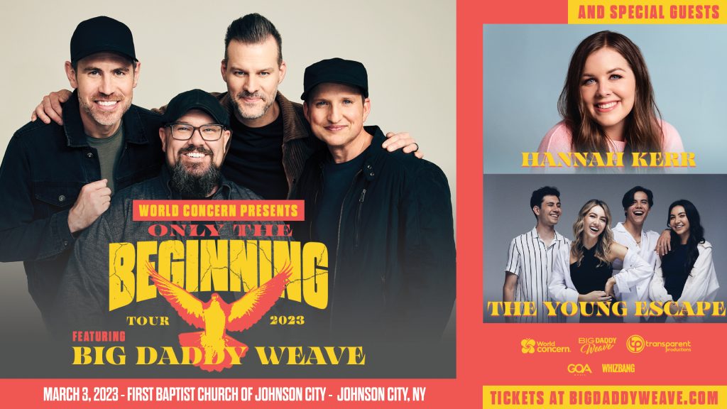 Big Daddy Weave - Only the Beginning Tour