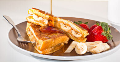 Nick's Picks: Peanut Butter And Banana Stuffed French Toast