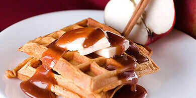 Nick's Picks: Pumpkin Waffles With Cinnamon Syrup