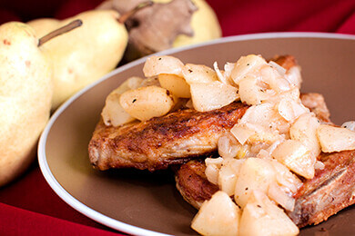 Nick's Picks: Seared Pork Chops W Ginger Pear Chutney