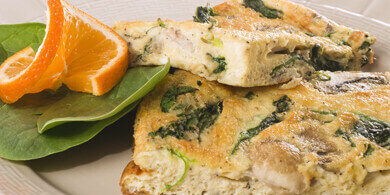 Nick's Picks: Spinach And Ham Fritatta