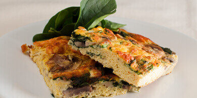 Nick's Picks: Spinach And Mushroom Fritatta