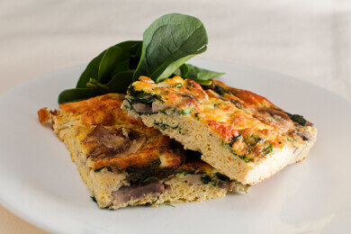 Nick's Picks: Spinach And Mushroom Fritatta