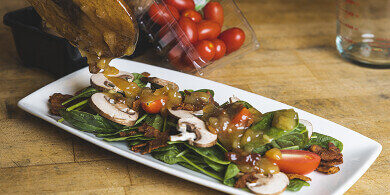 Nick’s Picks: Spinach Salad With Hot Bacon Dressings Nick's Picks: Spinach Salad With Hot Bacon Dressings