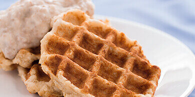Nick's Picks: Waffle Iron Biscuits And Gravy