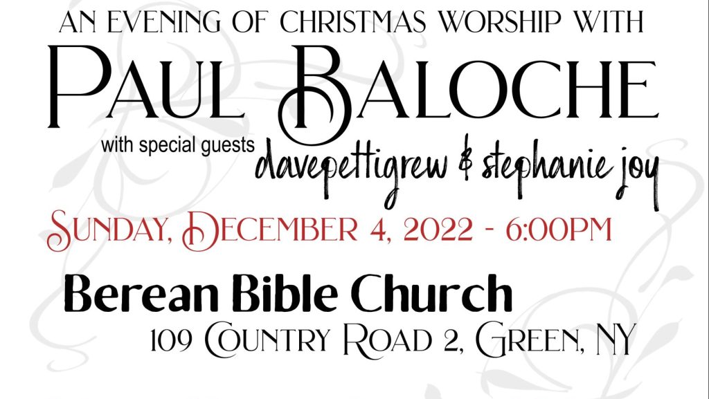 An Evening of Christmas Worship w/ Paul Baloche