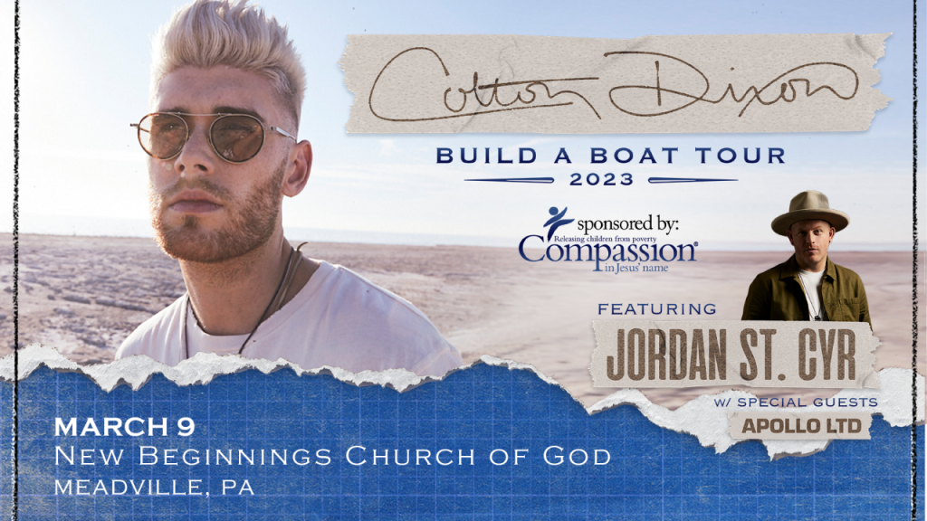 Colton Dixon - Build a Boat Tour