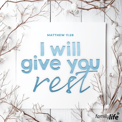 Wednesday, January 31, 2024
Matthew 11:28
Come to me, all who labor and are heavy laden, and I will give you rest.There is a peace and comfort that comes when your life is dedicated to Christ. It’s no longer about trying to measure up, or be good enough, or atone for the sins of your past. You’re no longer alone in the world, trying to solve all your problems by your own power, and wondering if your life has any meaning at all. Trusting Jesus as your Savior means putting your life back into the hands of the One who made you, and relying on Him to be powerful where you are powerless. Come to Him when you are burdened by worry, or heavy-laden with guilt, and the King with a crown of thorns will give you rest.