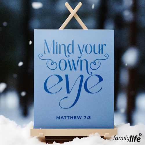 Thursday, February 29, 2024
Matthew 7:3
Why do you see the speck that is in your brother's eye, but do not notice the log that is in your own eye?We’re so quick to judge others based on their flaws, but too busy to see our own. What if you applied the same scrutiny to yourself that you apply to others? Jesus challenges you and I to stop looking outward, and instead, turn your gaze inward. To examine your motives, your thoughts, and your desires, and to acknowledge your strengths and flaws for what they are. As you strive to be more like Christ, be honest with yourself and with God about the things in your heart that need to change, praying always for grace and for His help moving forward.