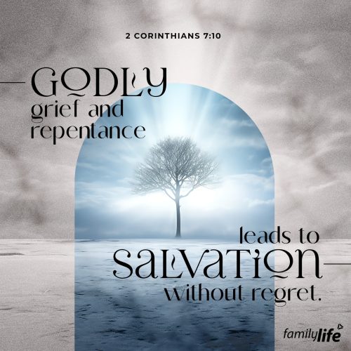 Tuesday, February 6, 2024
2 Corinthians 7:10
For godly grief produces a repentance that leads to salvation without regret, whereas worldly grief produces death.When something isn’t as it should be, our hearts groan with grief. Worldly grief is disappointment that our circumstances aren’t right, but the “godly grief” Paul talks about is much deeper. It’s a terrible remorse for your mistakes, and a crushing realization that you are sinful and broken, beyond repair. Godly grief tells you that you are in dire need of a Savior, and this is the first step in coming to Christ. Don’t let your regrets drag you into despair and self-loathing; let them drag you to the feet of Jesus, who didn’t come to this world to condemn you, but to save you.