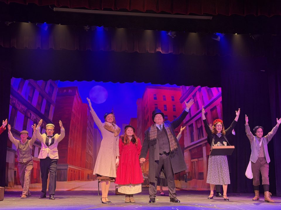 Farrel, Annie, and Warbucks in the City